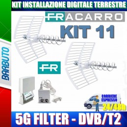 FRACARRO KIT 11 5G LTE 2 antenne ELIKA + MAP3r3UU + MINIPOWER 12P COD 217976