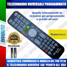 TELECOMANDO UNIVERSALE PROGRAMABILE PER TANTI APPARECCHI, INVIARE MESSAGGIO MODL
